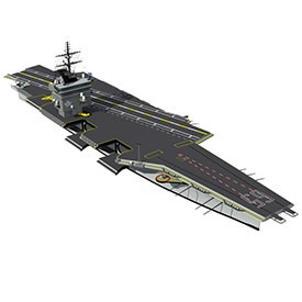 USS Enterprise 3D Object | FREE Artlantis Objects Download